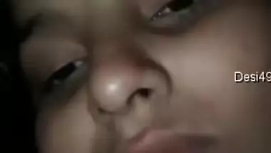Boyfriend wants Indian girl to show tits and pussy before going to bed