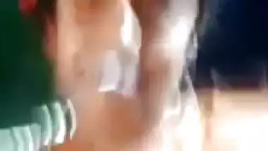 Village girl video call boobs showing recorded by lover