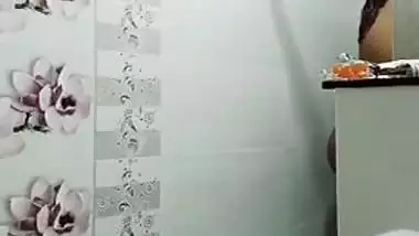 Pregnant Actress Swathi Naidu bathing