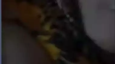 Hot wife exposing nude body curves to ex-lover