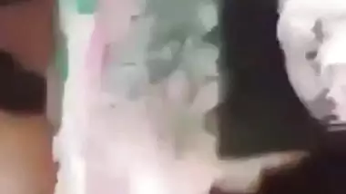 Hard chudai of a curvy babe in the doggy style