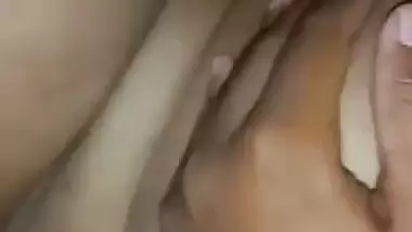 Wife hard fucking with moans with husband